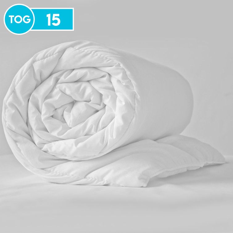 White Noise Luxury Warm Winter Hollowfiber 15 Tog Duvet Wayfair.co.uk